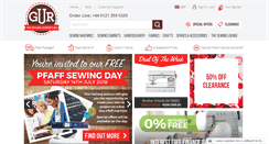 Desktop Screenshot of gursewingmachines.com